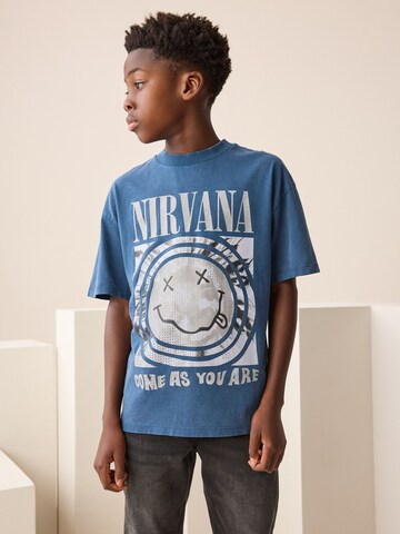 Next - Camiseta en azul: frente