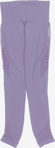 GYMSHARK Pants in XXS in Purple: front