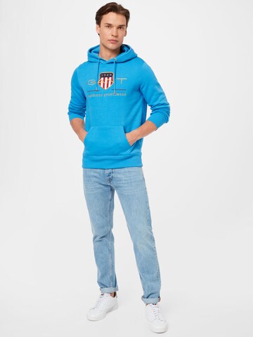 GANT Regular Fit Sweatshirt in Blau