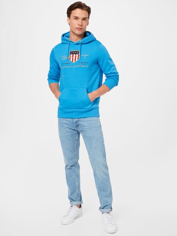 GANT Regular fit Sweatshirt in Blauw