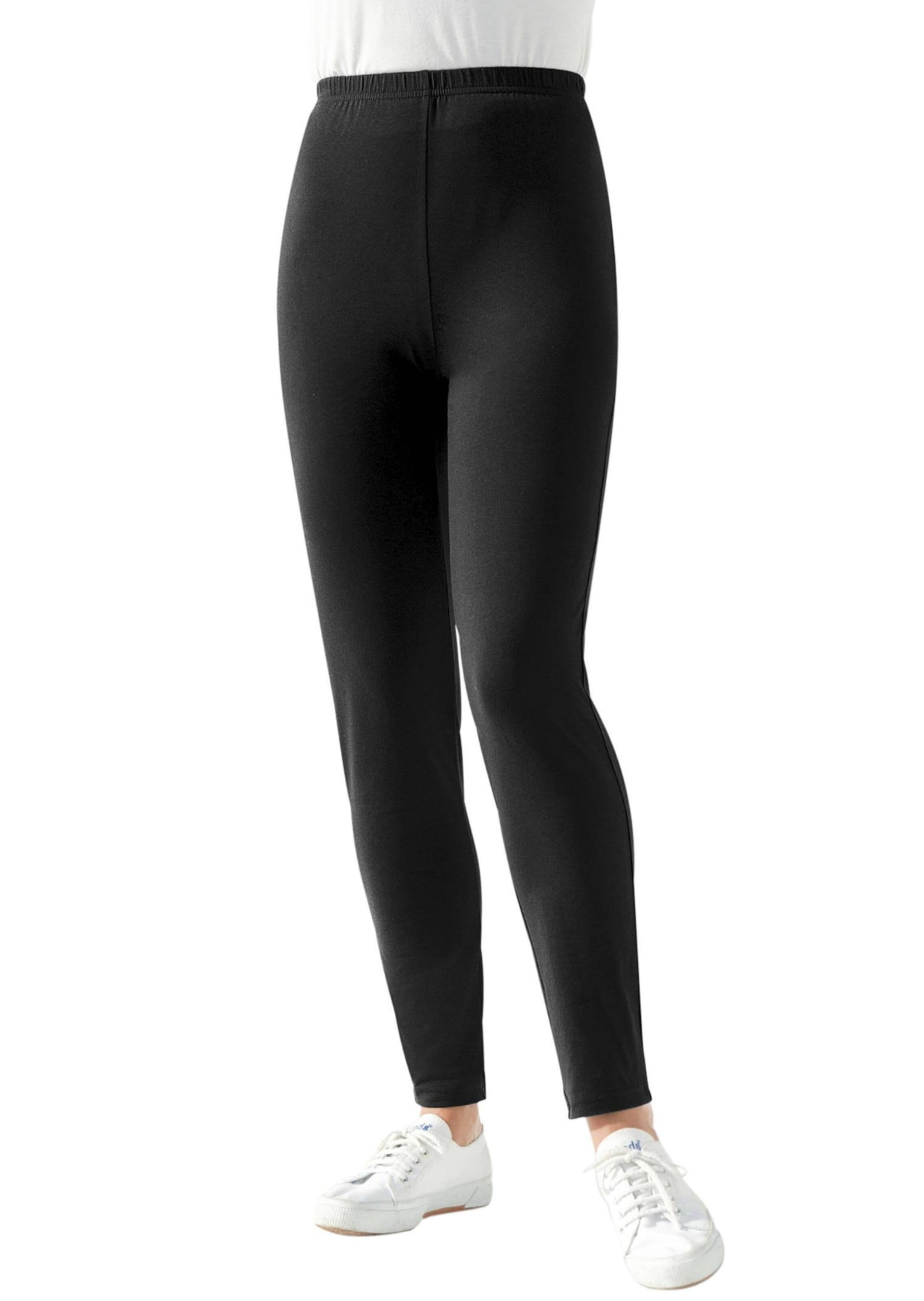 Goldner Skinny Leggings in Black: front