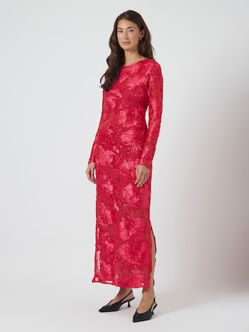 YAS Evening Dress 'YASFLOREE' in Red: front