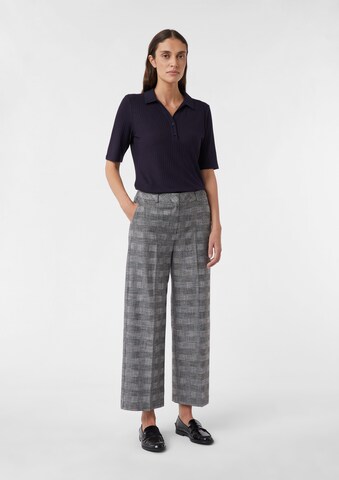 COMMA Regular Trousers in Black: front