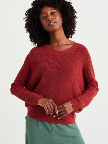 WE Fashion Pullover in Braun: predná strana