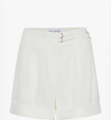 smėlio Funky Buddha Laisvas Klostuotos kelnės: priekis