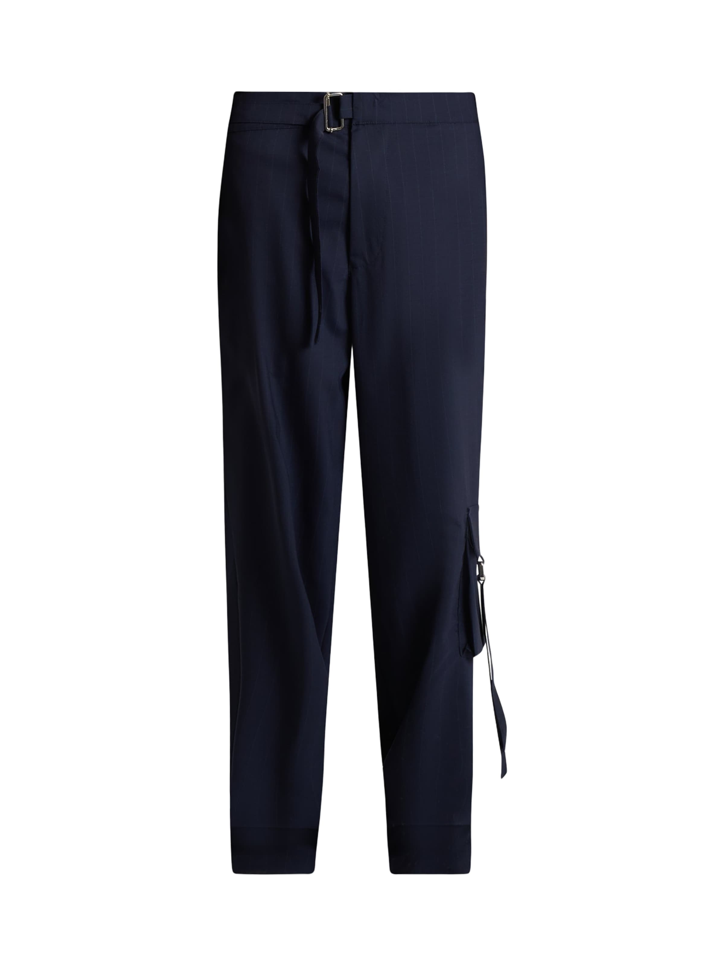 DARK LABEL Baggy Broek in Blauw: voorkant
