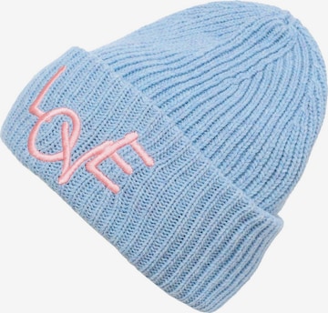 Zwillingsherz Beanie 'Karina' in Blue: front