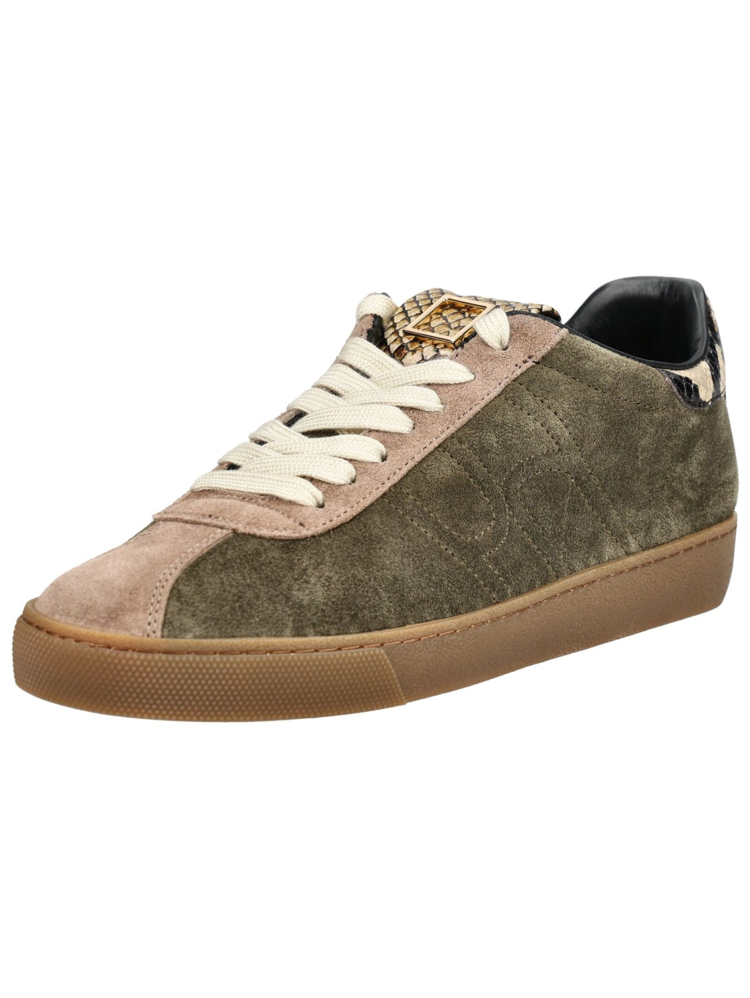 Sneaker bassa di Högl in verde: frontale