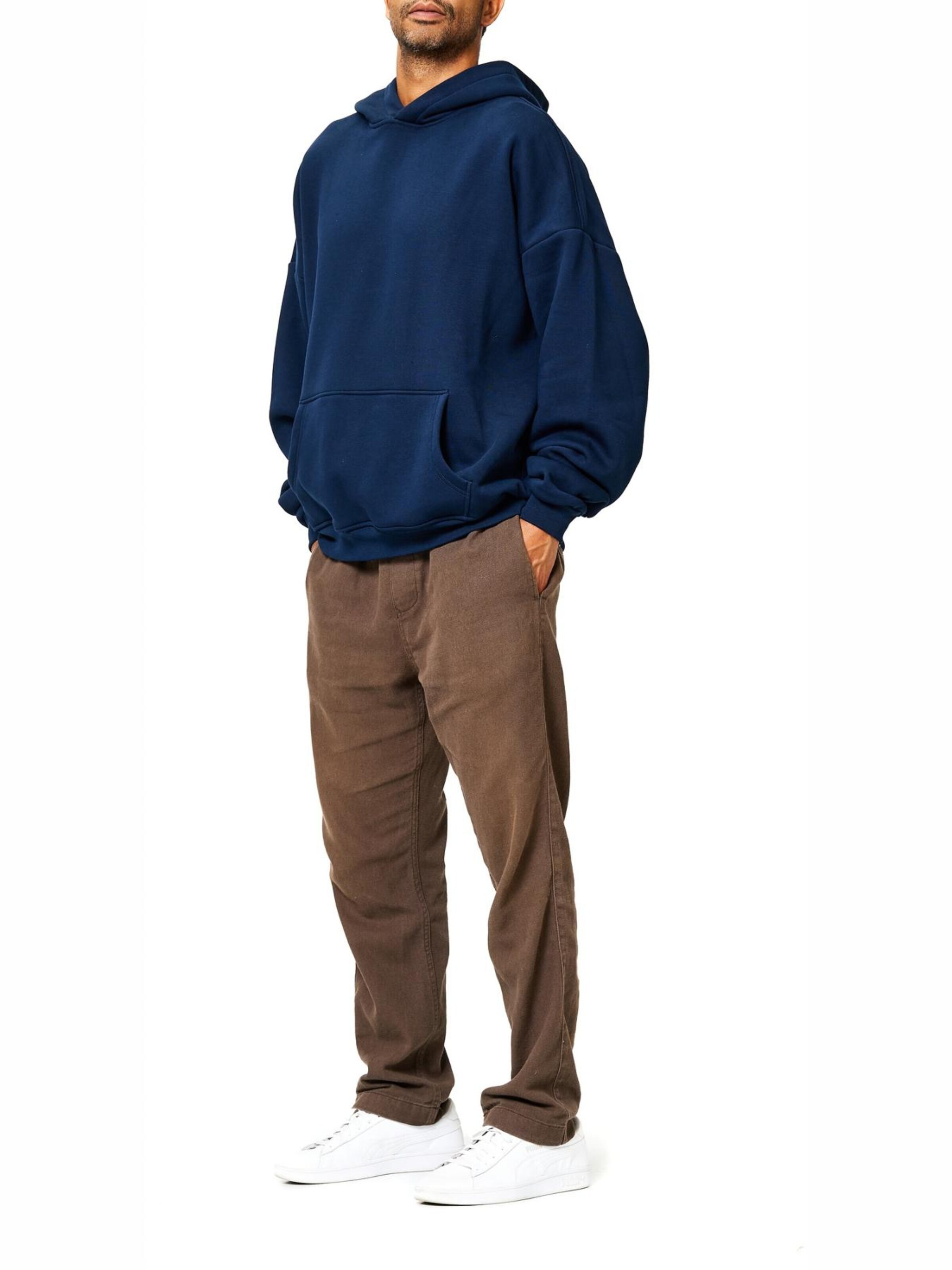 BlankOrder Sweater 'Hoodie navy blau' in Blue