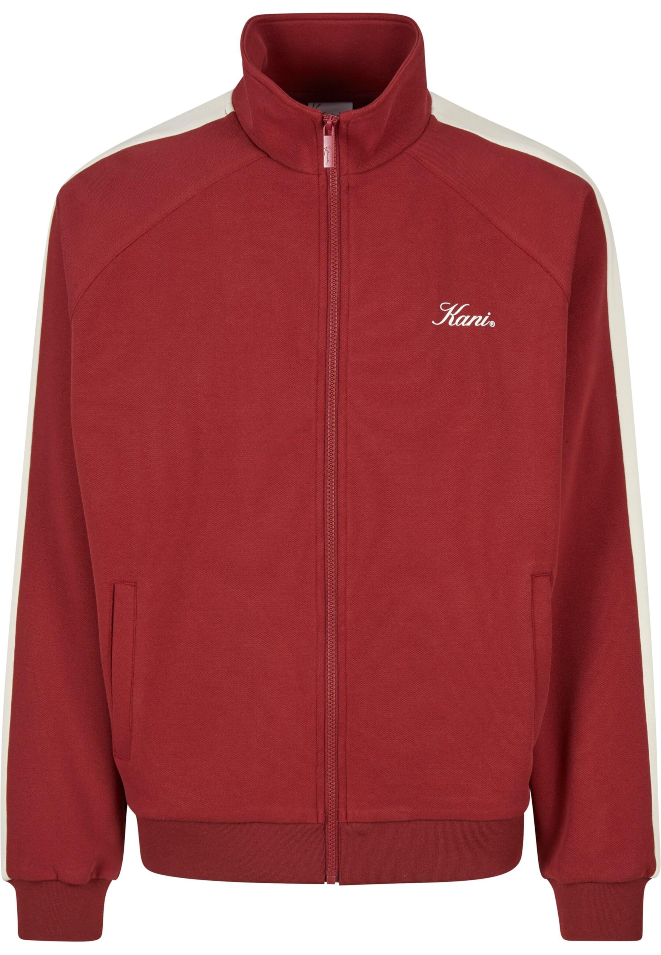 Giacca di felpa di Karl Kani in rosso: frontale