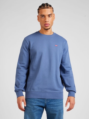 LEVI'S ® Regular Fit Sweatshirt 'The Original HM Crew' i blå: forside