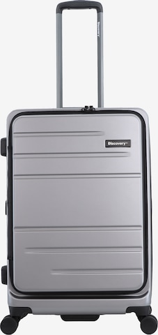 Discovery Suitcase 'Patrol' in Silver: front