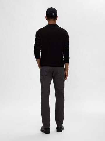 SELECTED HOMME Svetr 'TRAY' – černá