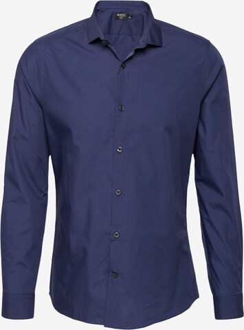BURTON MENSWEAR LONDON Slim Fit Риза в синьо: отпред