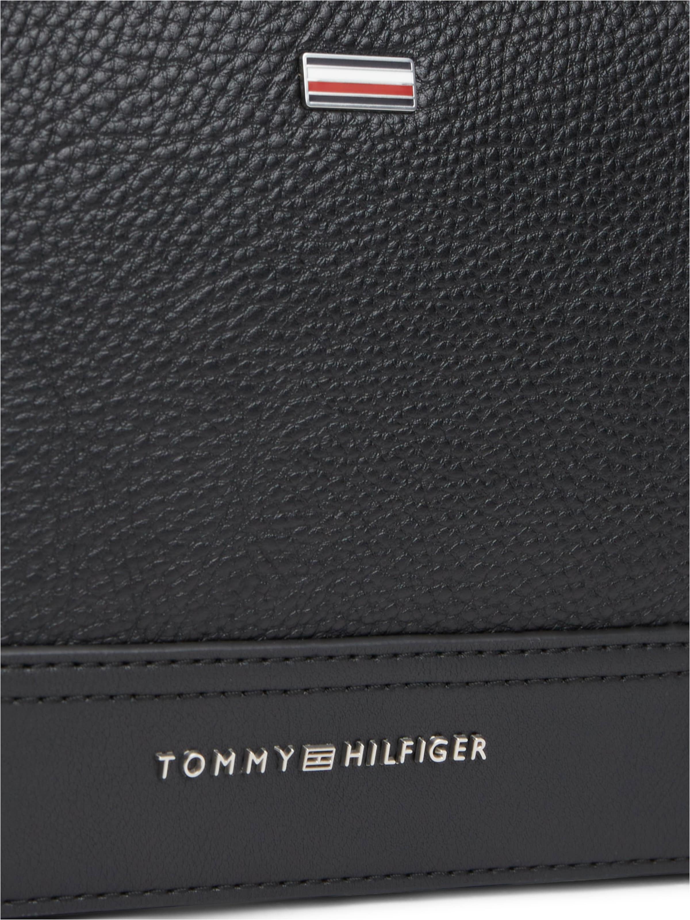 TOMMY HILFIGER Olkalaukku 'CENTRAL' värissä musta