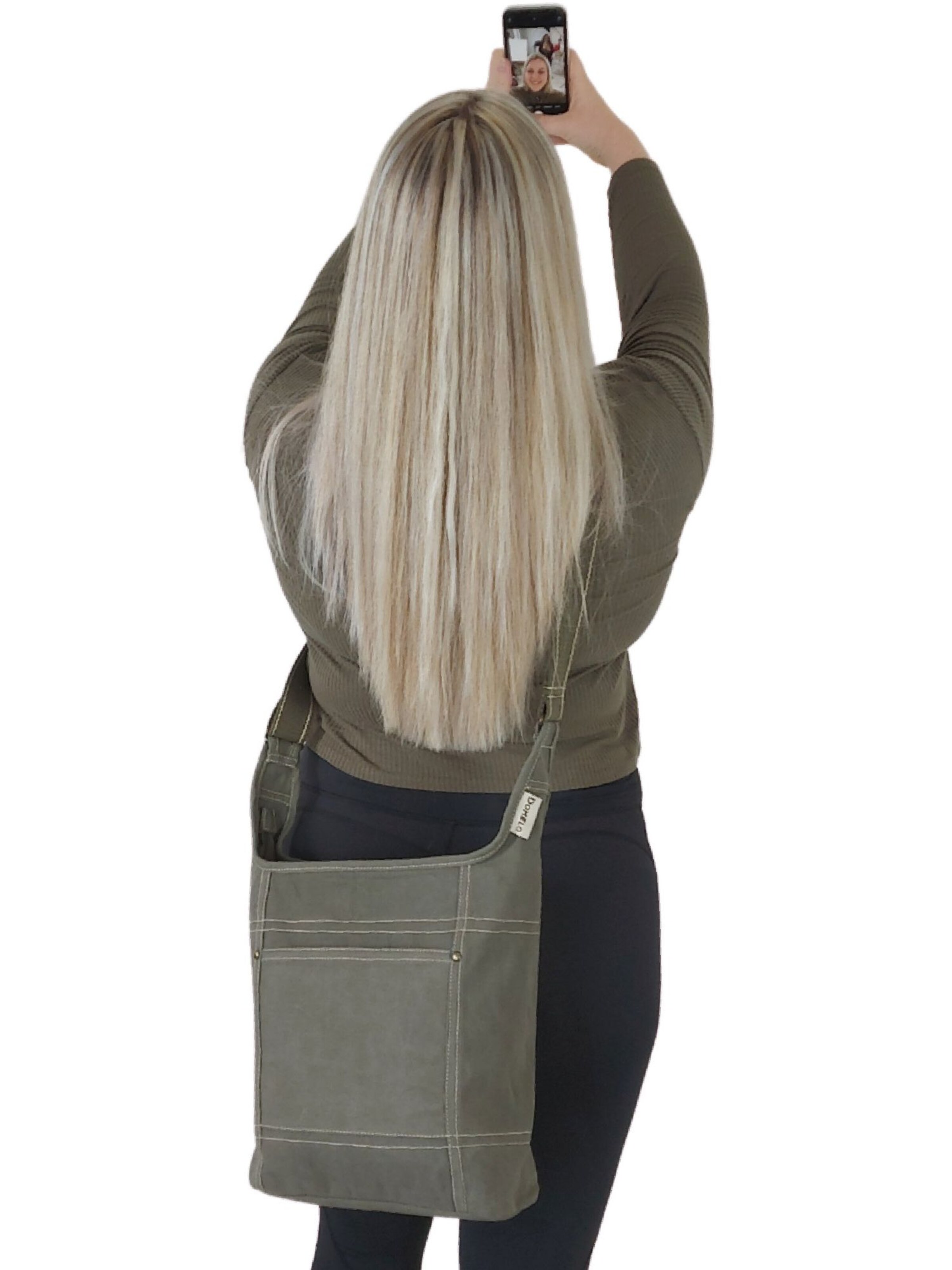 DOMELO Crossbody Bag 'Domelo' in Green