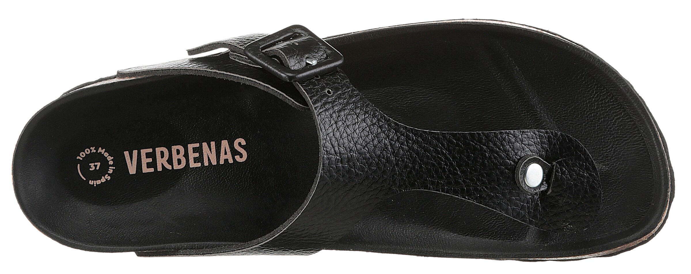 VERBENAS T-Bar Sandals in Black
