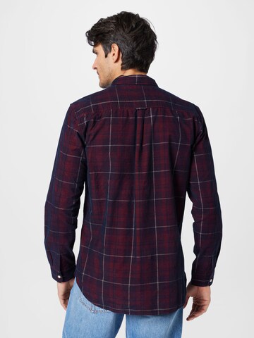 Pepe Jeans Regular fit Button Up Shirt 'Freshfield' in Red