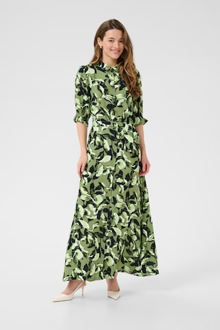 Kaffe Shirt dress 'Velana' in Green: front
