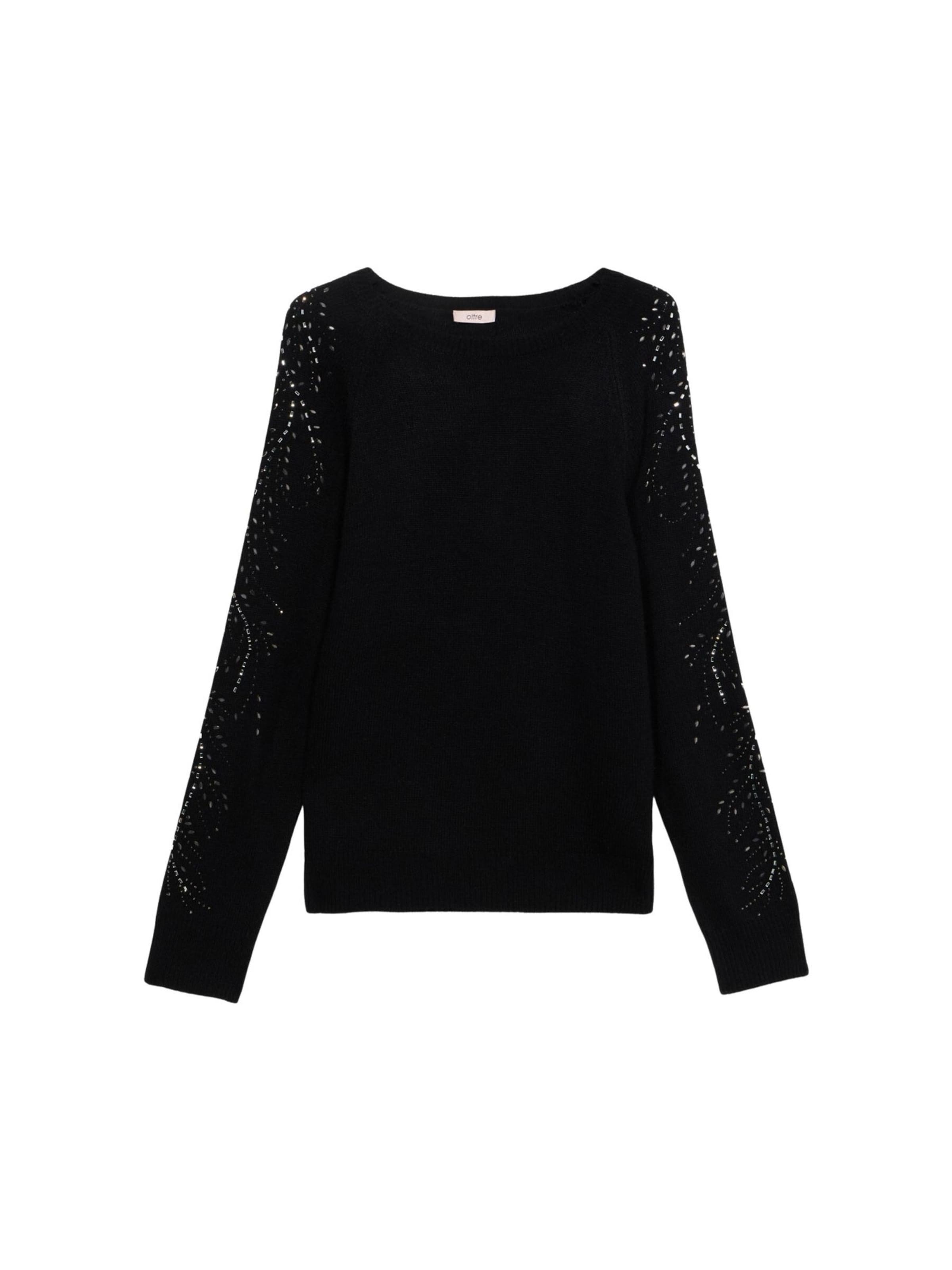 Pull-over oltre en noir : devant