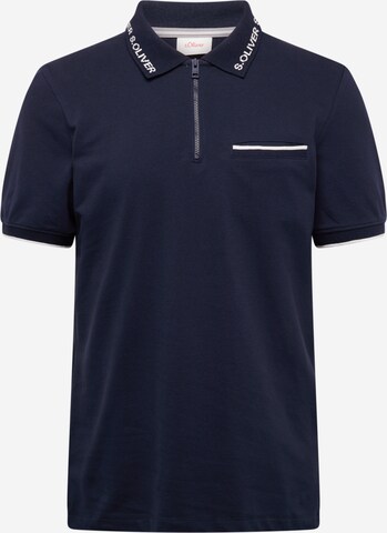 s.Oliver Shirt in Blauw: voorkant