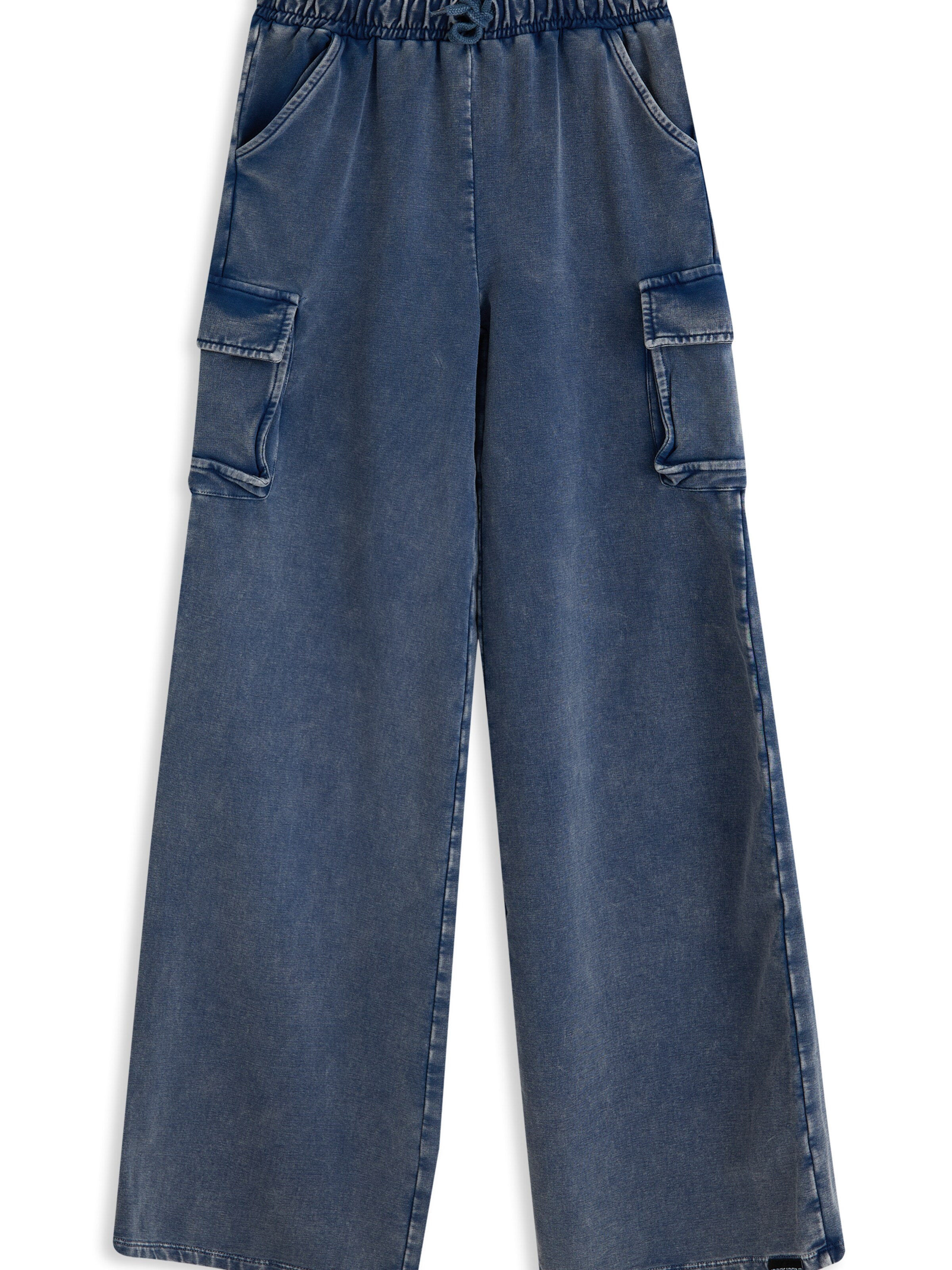 4PRESIDENT Wide Leg Hose 'Maxim'‌ in Blau: Vorderseite