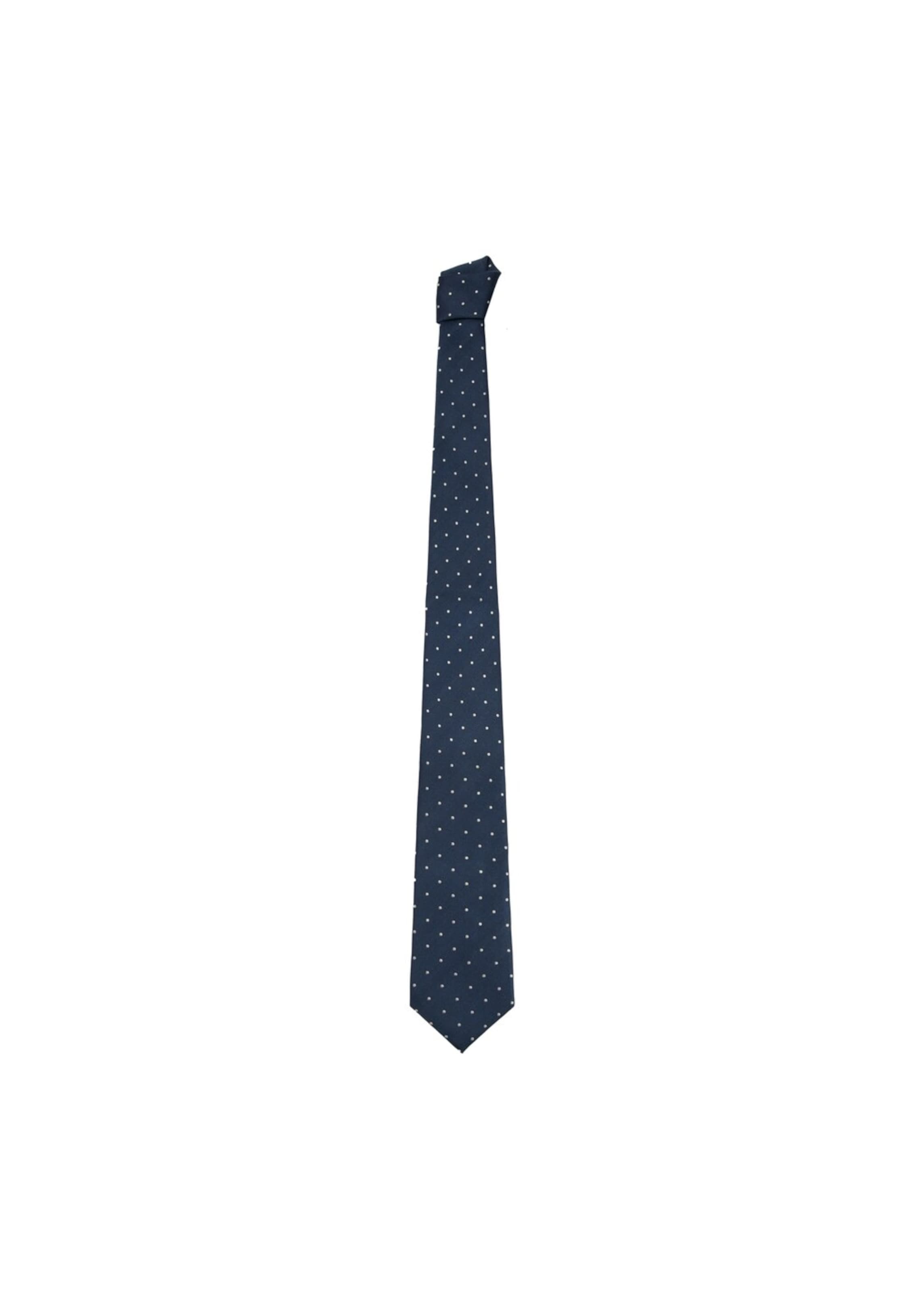 MANGO MAN Tie 'Dots8' in Navy / White, Item view