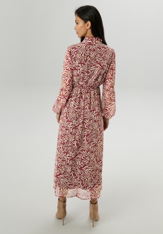 Aniston SELECTED Shirt Dress in Red