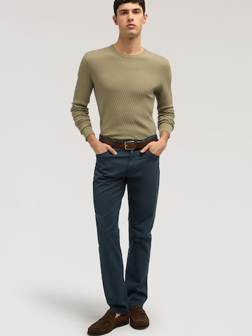 Trussardi Slim fit Trousers in Blue: front