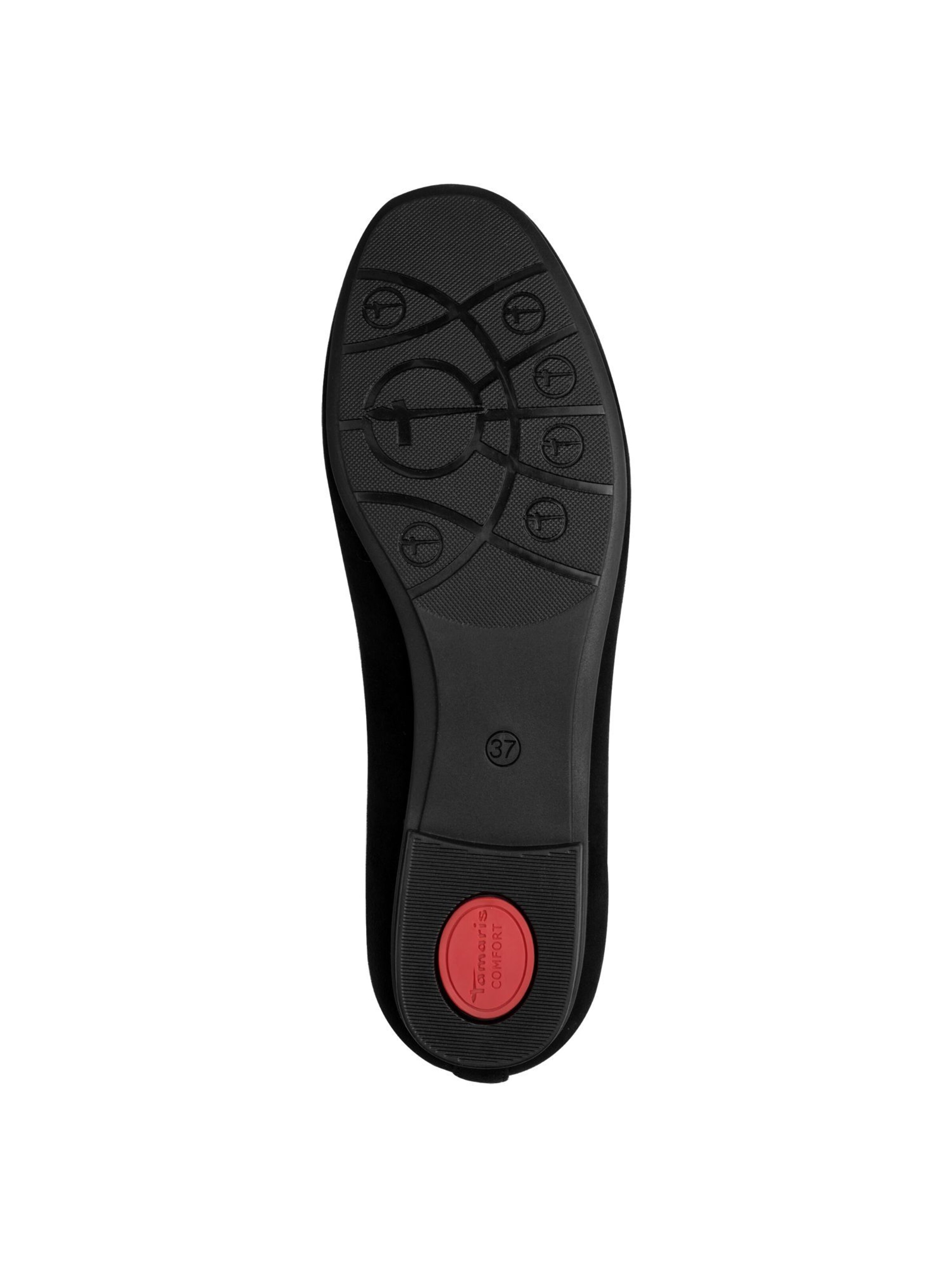 Tamaris Ballerina in Schwarz