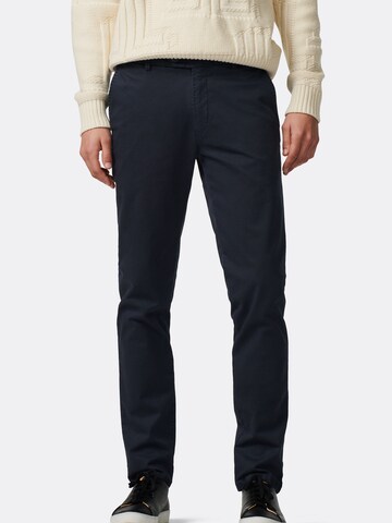 MMXGERMANY Slim fit Chino Pants in Blue: front