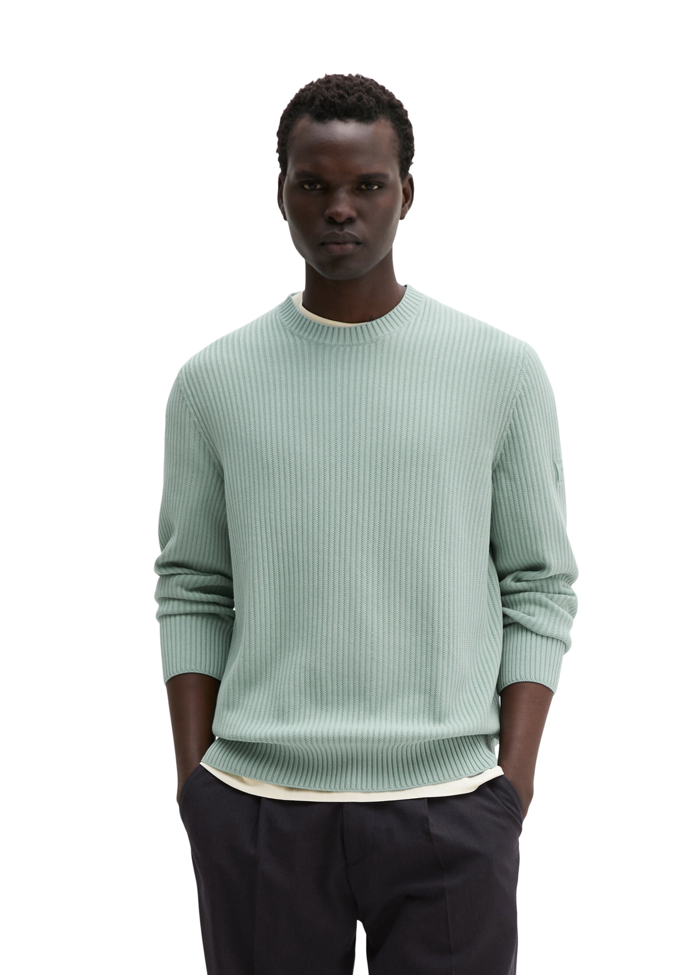 Marc O'Polo Sweater in Green: front