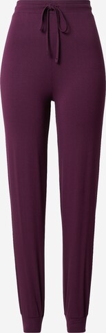 Effilé Pantalon Karen Millen en violet : devant
