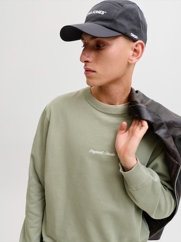 JACK & JONES Sweatshirt 'JORNorrebro' in Groen