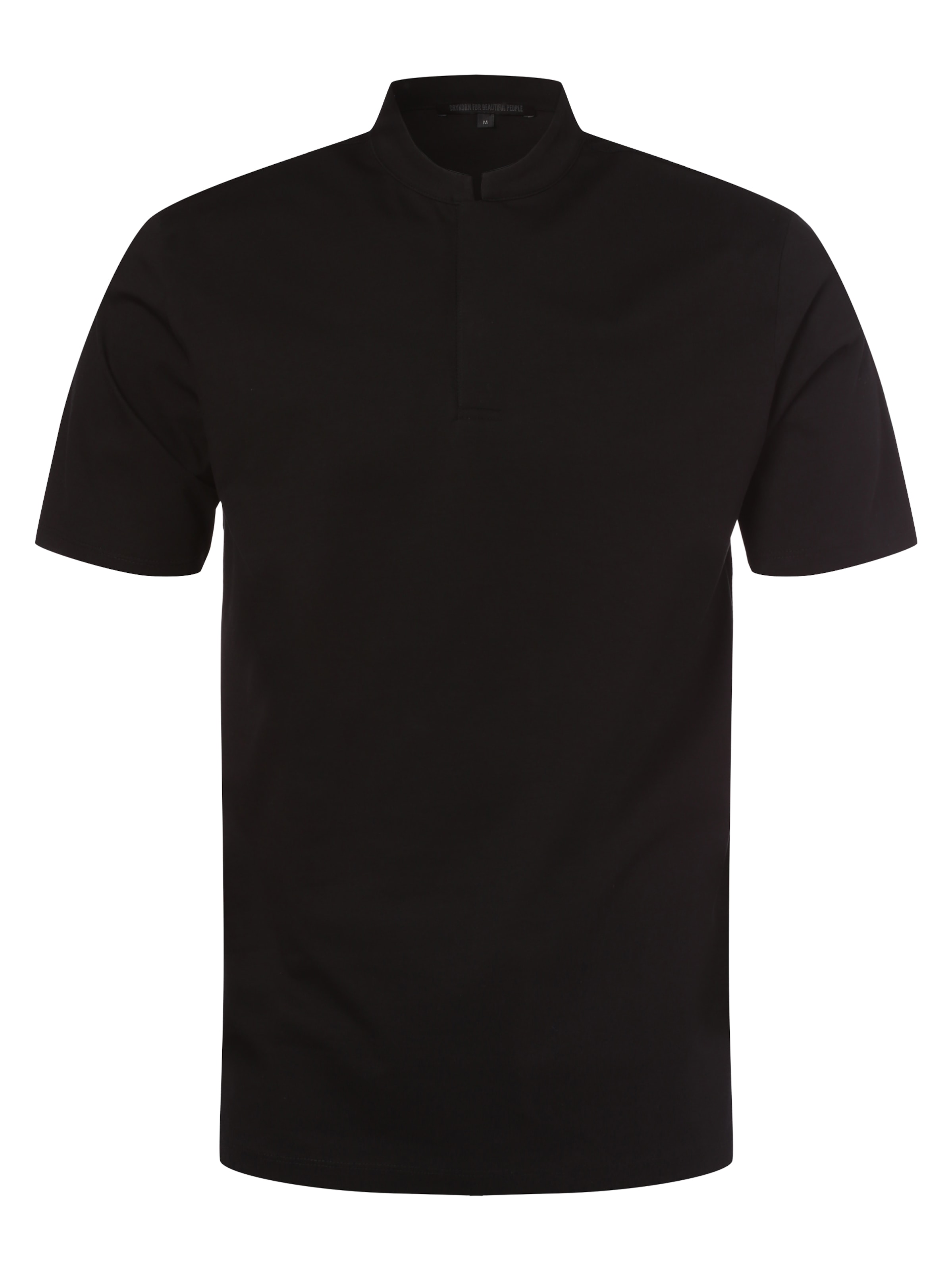 DRYKORN Футболка 'Louis' в Черный: спереди