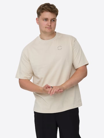 Dxnmxrk T-Shirt 'Gandalf' in Beige: Vorderseite