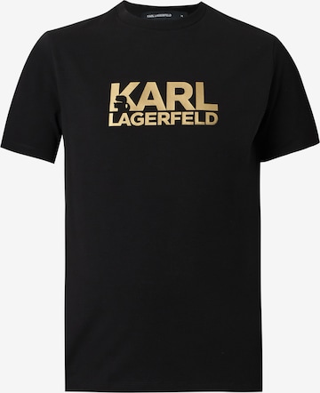 Karl Lagerfeld - Camiseta en negro: frente