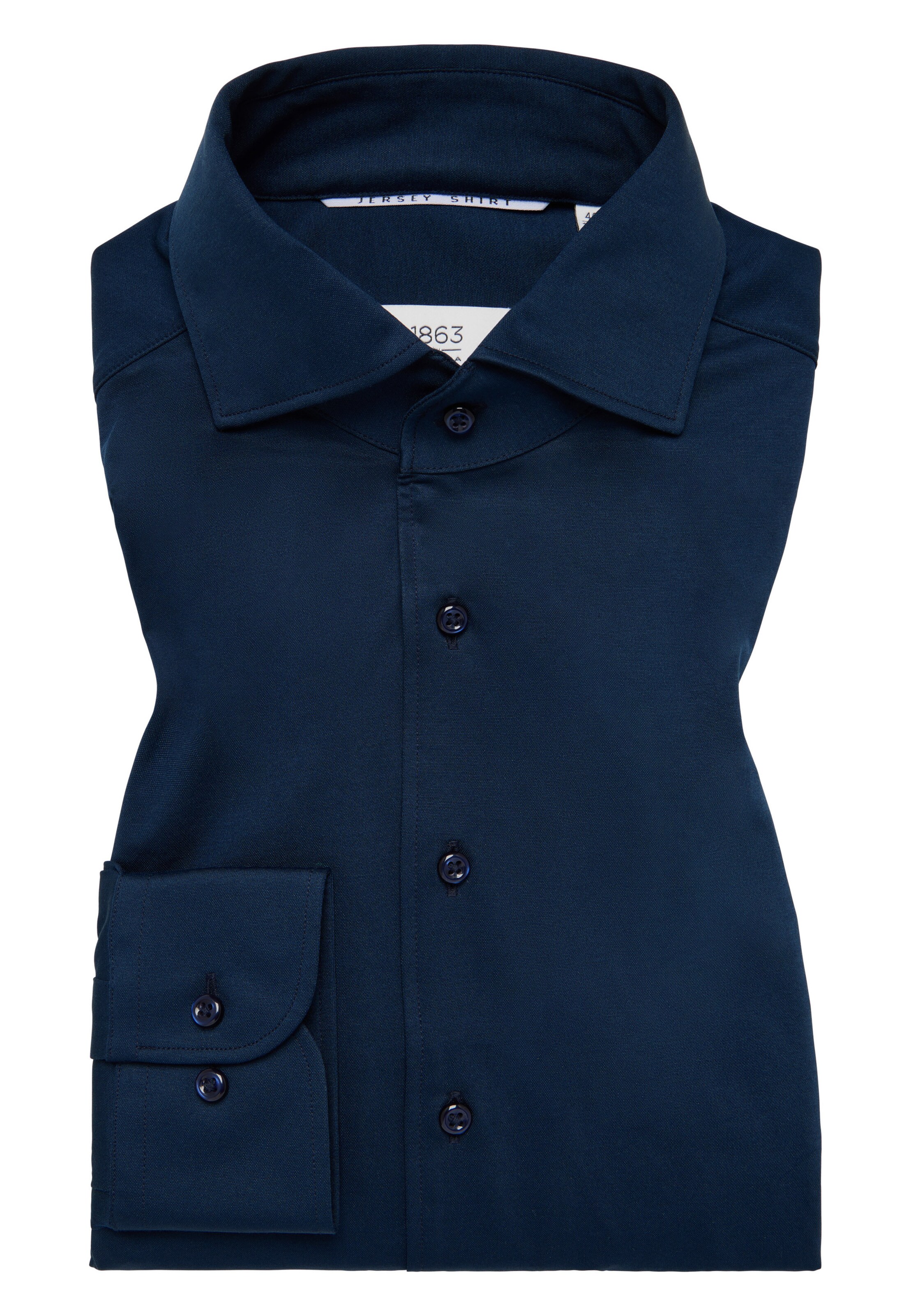 ETERNA Slim fit Button Up Shirt in Blue