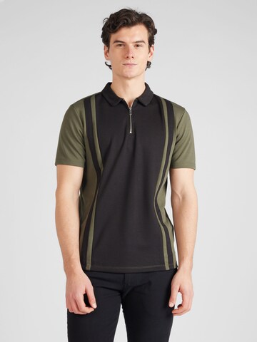 BURTON MENSWEAR LONDON Shirt in Groen: voorkant