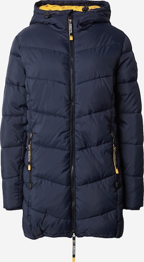 Sublevel Winter coat in Dark blue / Dark yellow, Item view