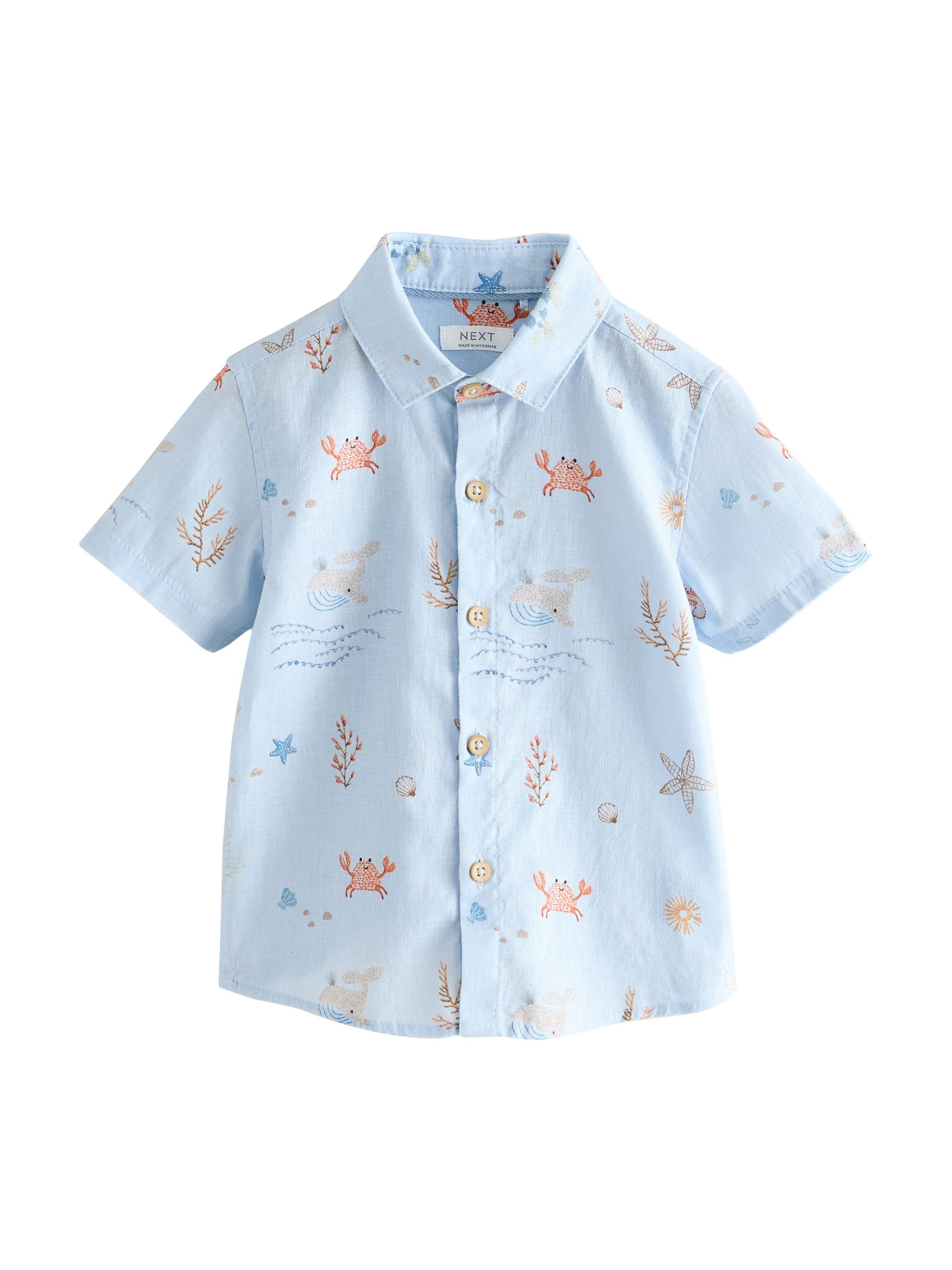 Regular fit Cămașă de la Next pe albastru: față