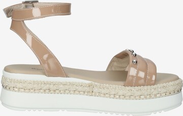 Nero Giardini Strap Sandals in Beige