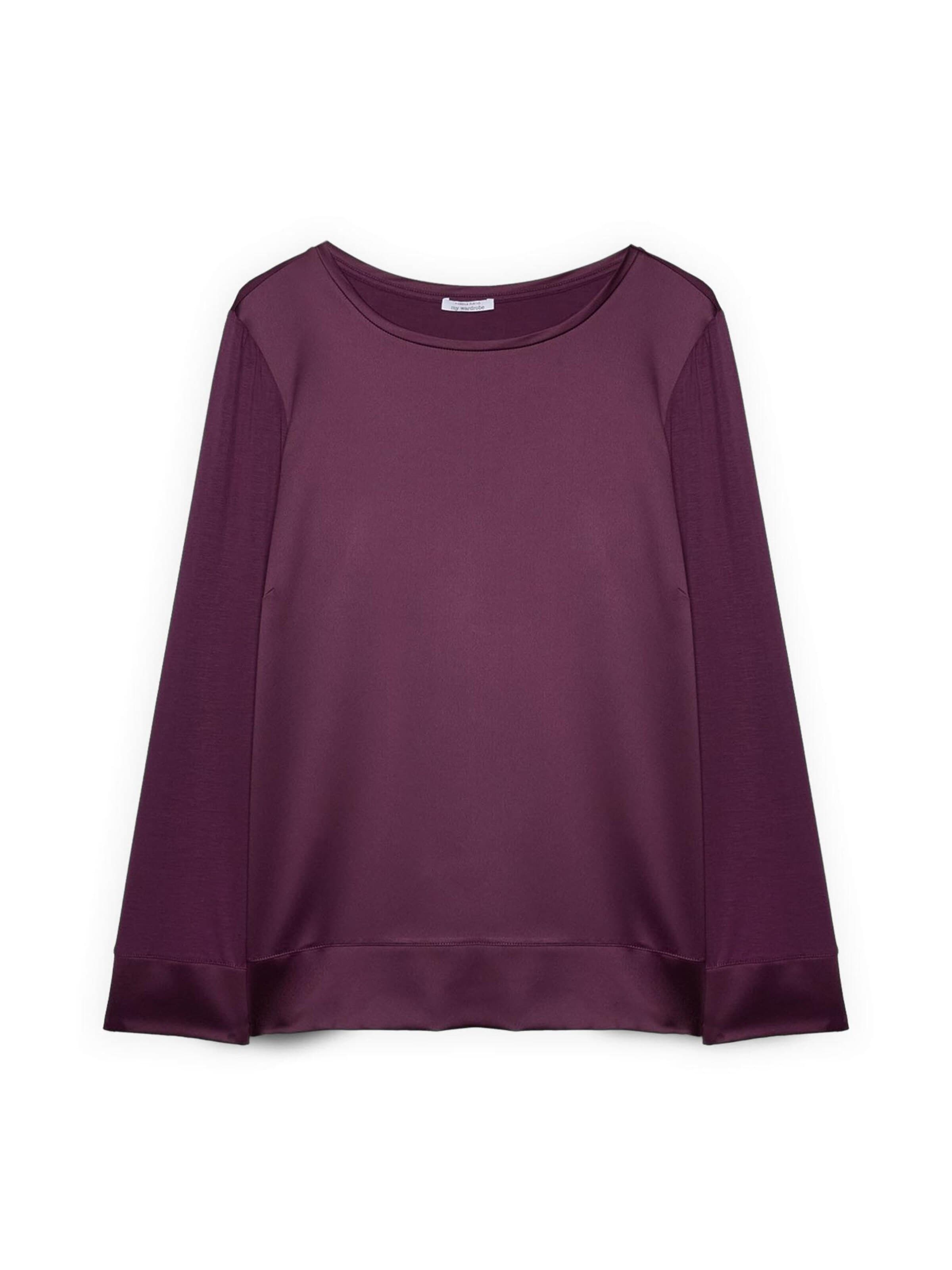 T-shirt Fiorella Rubino en violet : devant