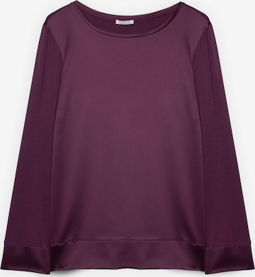 T-shirt Fiorella Rubino en violet : devant