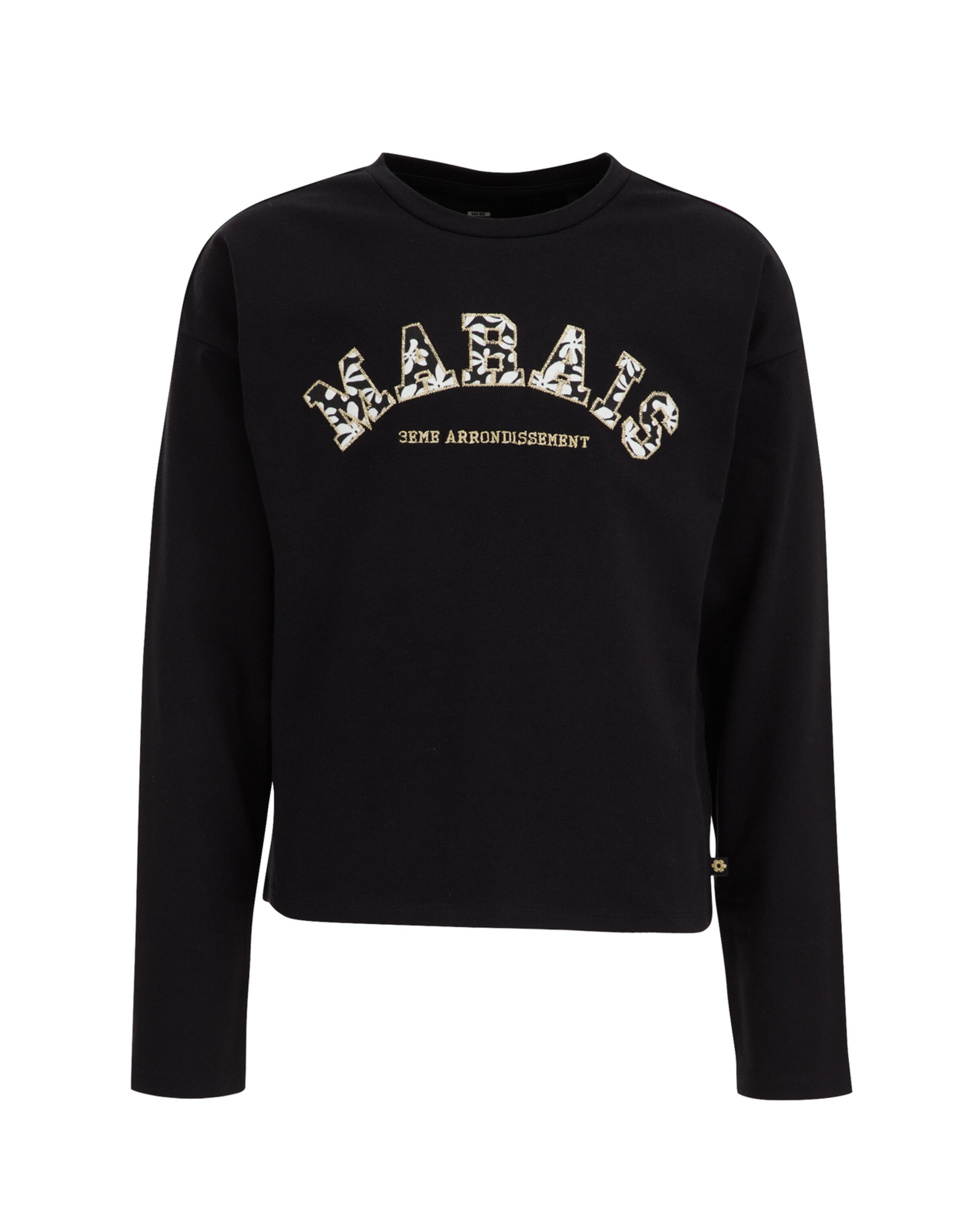 T-Shirt WE Fashion en noir : devant