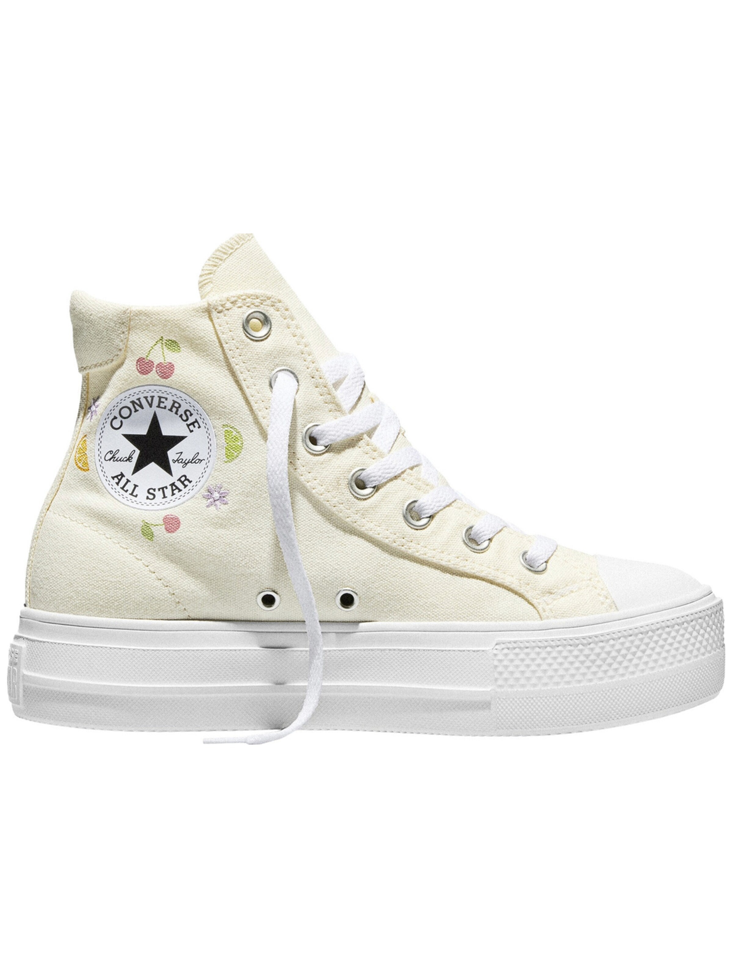 CONVERSE Sneakers hoog 'Converse Day One Platform' in 38 in de kleur Beige, Productweergave