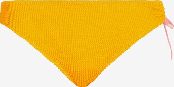 Tommy Jeans Bikini Bottoms 'Crinkle' in Yellow: front