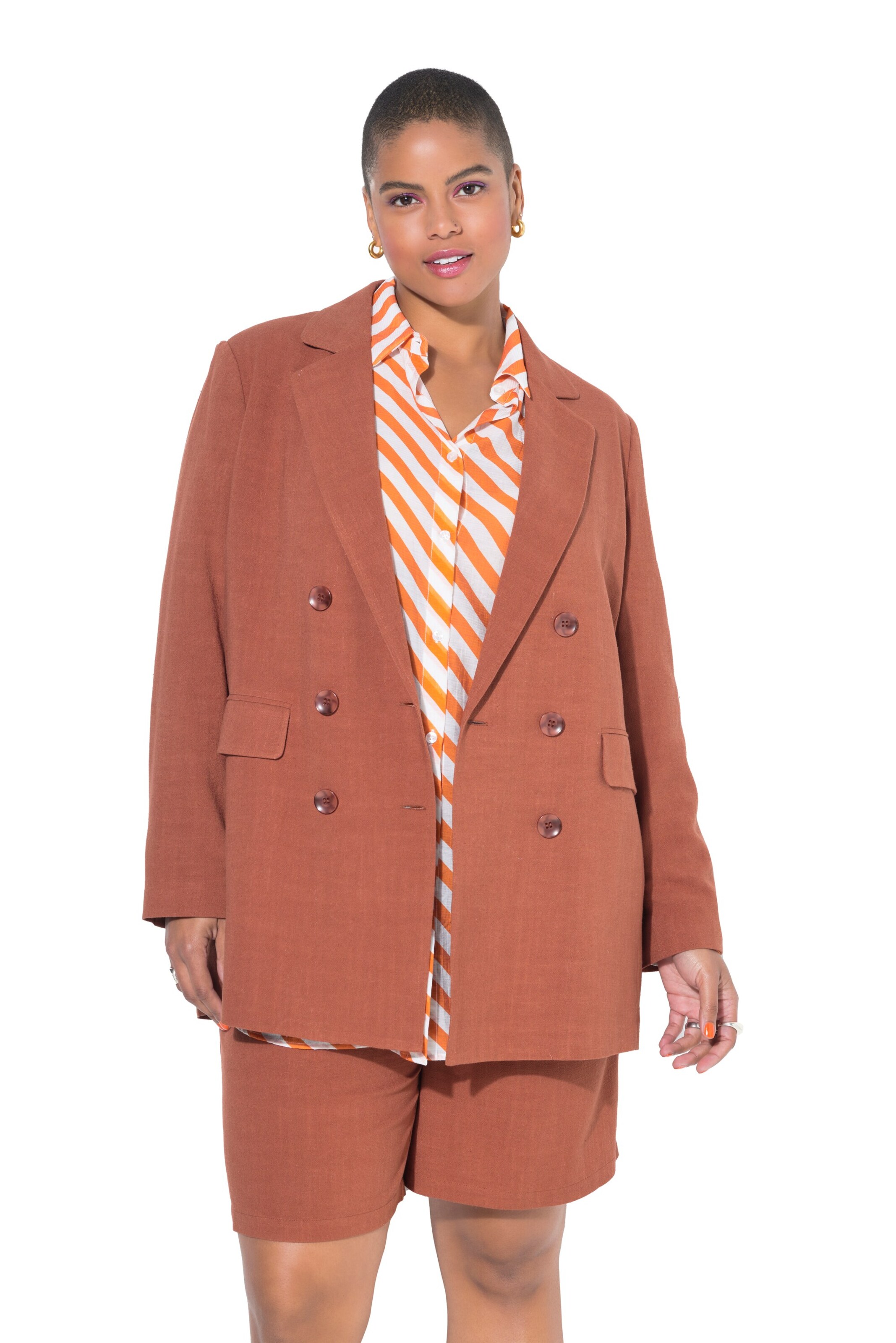 Studio Untold Blazer in Brown: front