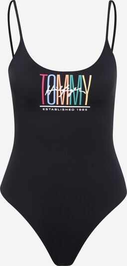 TOMMY HILFIGER Badeanzug in marine / hellblau / apricot / pink / weiß, Produktansicht