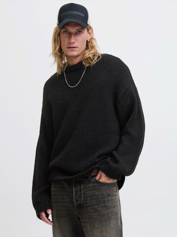 JACK & JONES Свитер 'JCOKIDD' в Черный: спереди